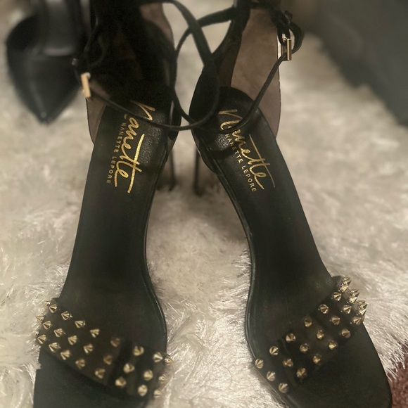 Nanette Lepore Shoes - Nanette Lepore Black Studded Women's Shoes